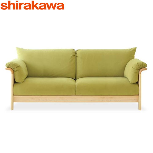 シラカワ調度品 NEW RAPT（ラプト）長いす3P 三人掛け 生まれながら木 御前上等 純一無雑材ひな形 10年引きうける shirakawa
