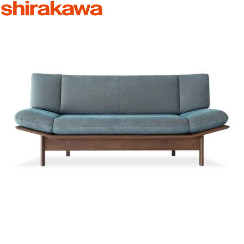 シラカワ調度品 BIOS（ビオス） 寝椅子2.5P レッドオーク・ブラックウォールナット 二人掛け 御前上等 飛騨高山  shirakawa