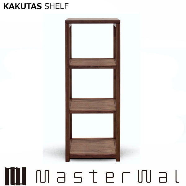御師匠さんウォール カクタスシェルフ  KAKTAS SHELF （W400×D400×H1054）3段 木棚 KKTSFW-40105 学びとる学習机 ウォール中毒者 Masterwal エディションストア福井 ※製造業者直送品