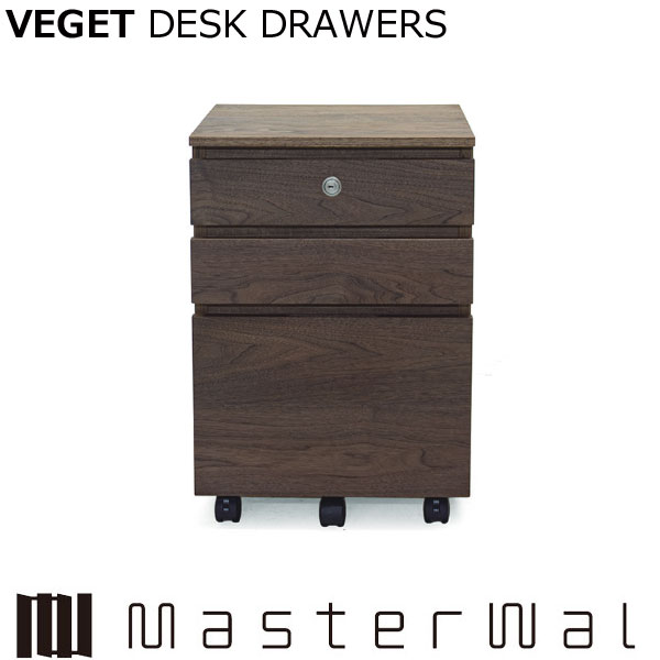 お師匠さんウォール ベジッド 事務机 ドロワーズ  VEGET DESK DRAWERS VGDD-K 学びとる事務机手押し車 ウォール中毒者 Masterwal エディションストア福井 ※製造会社直送品