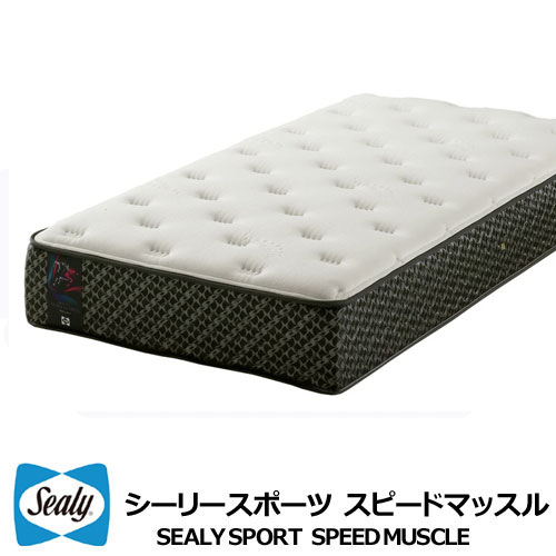 シーリー マットレス シーリースポーツ スピードマッスル Sealy シーリーベッド ダブルワイドサイズ SEALY SPEED MUSCLE ポスチャーテックコイル センターサポート 日本製|groovy T