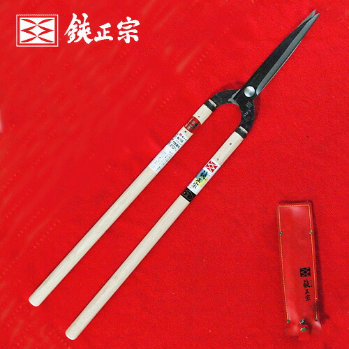 ■鋏正宗 葉刈門型黒いこと 210粍 (No.106B) ねじ釘式 安来鋼新規まき直し プロ用 造園 切り下げる 剪枝 剪刀 ハサミ 盆栽 労働者階級用 ガーデニング