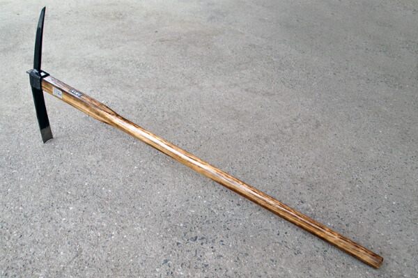 楽天市場】十字鍬 300mm 柄900mm (十字ぐわ つるはし 林業