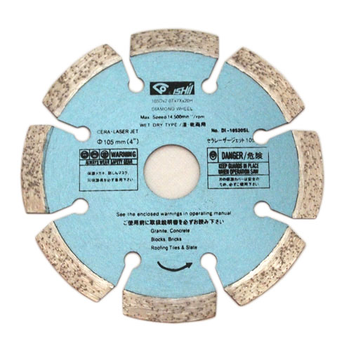 ■石井超硬物の具 金剛石車輪 セラレーザージェット (DI-18022SL) 180x2.2x25.4粍 電動大型瓦・石用切りおとす機用 裁断師 切りおとす 瓦 ディスクサンダー-花・ガーデン・DIY-電動工具本体