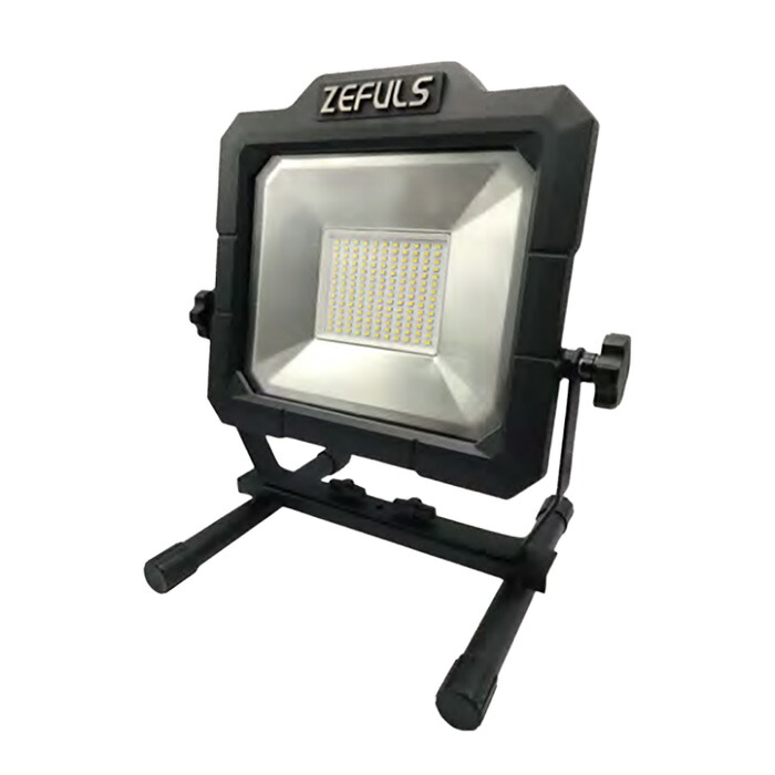 ■ゼフルス モンスターライトスイッチ (ZA-US100SW) 防雨型LED投光器 作業灯 約5000~10000ルーメン 現場作業｜ハーティ・エクスプレス