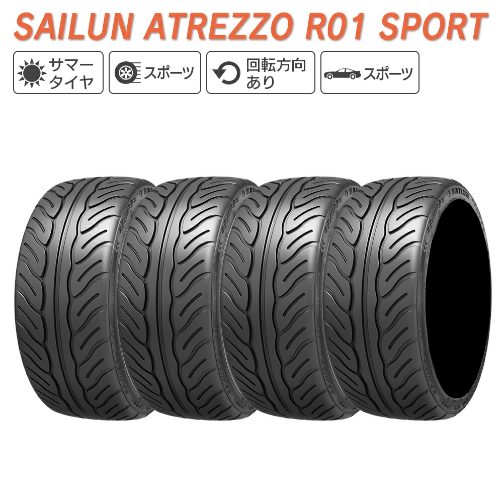 楽天市場】SAILUN サイルン ATREZZO R01 SPORT 265/35R18 サマータイヤ