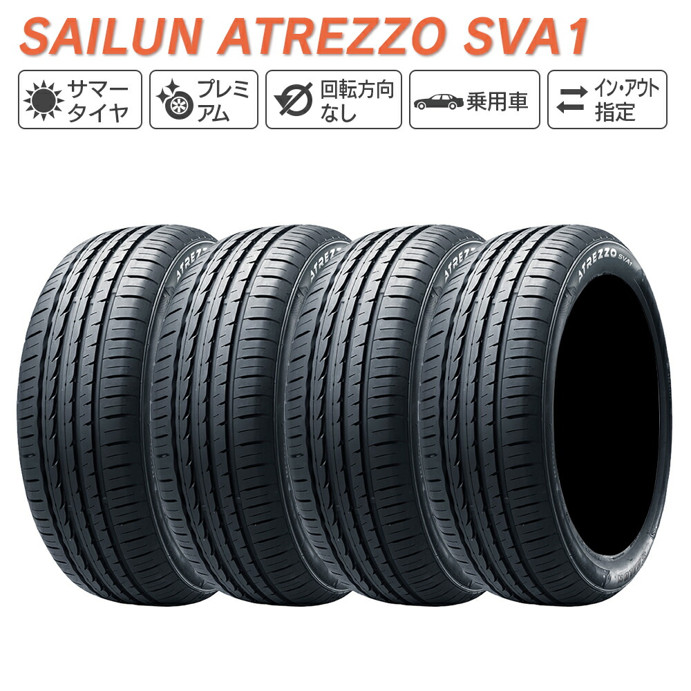 舗 SAILUN サイルン ATREZZO SVA1 245 40R20 サマータイヤ 夏 タイヤ 4