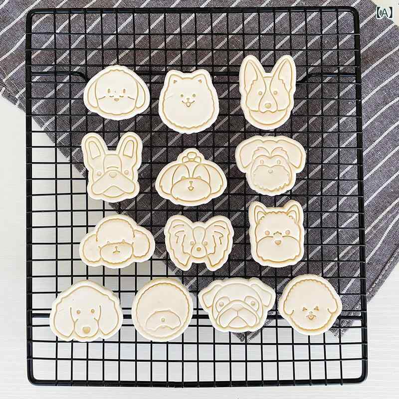 クッキー型 韓国 犬型 クッキー型 の ミニ クッキー かわいい小 動物 プレス型 カッター。