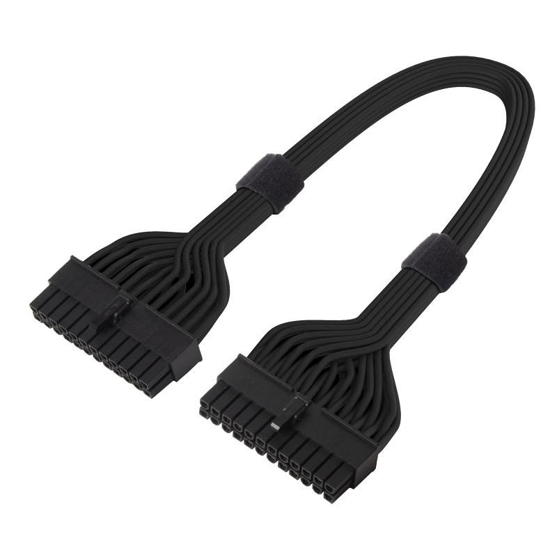 Silver Stone Silver Stone社製電源専用モジュラーケーブル ATX 24pin to 24pin SST-PP06BE-MB35 ブラック画像