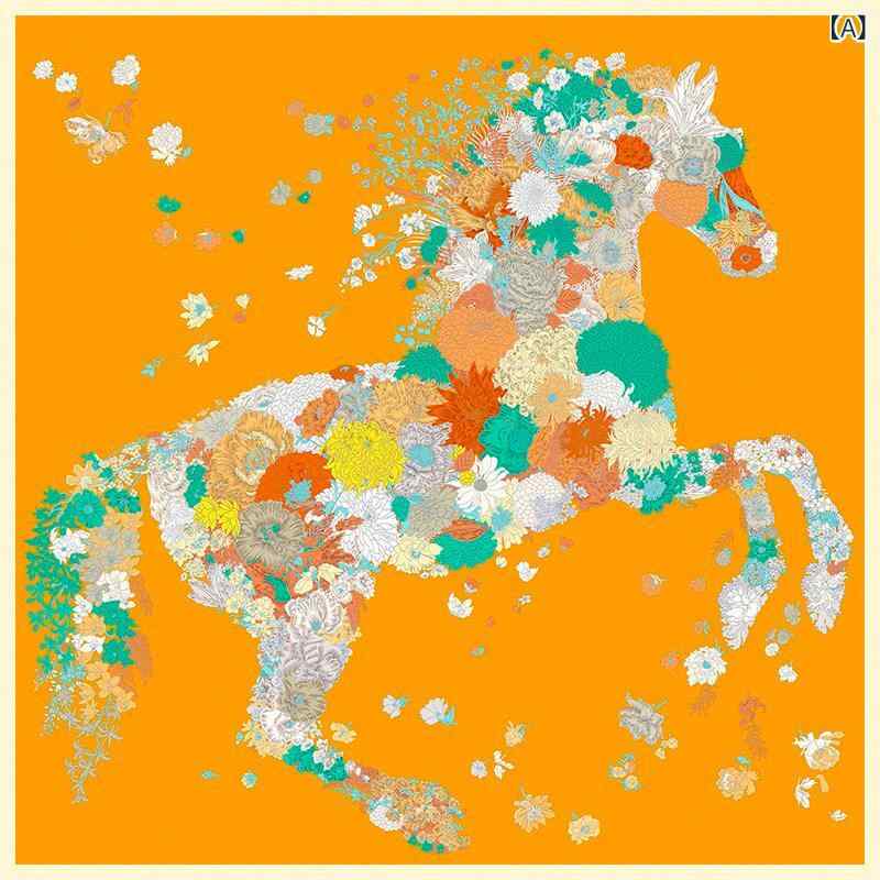 薄手 ストール スカーフ レディース Love Horse Saddlery レディース シルクスカーフ 100 % シルク マルベリー 大判 スクエア スカーフ 90 cm 両面 ショール 9,229円