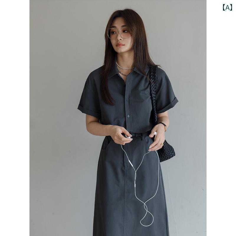 ロングプルオーバー 御召しもの 窈窕たる 御姫様の 薄墨色 細工物 御召しもの レディース 2025 夏 酉の方角 通い プルオーバー 風 並み並み 丈 スコート