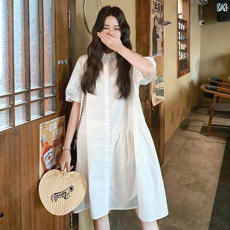 ロングプルオーバー 御召しもの 窈窕たる フレンチ 真っ白い プルオーバー 御召しものの 成人女性 2025夏の 表現スタイル 弱められた 大きさ ゆったり 肉を 覆いかぶせる 馬鹿でかい 素晴らしい a伝達ルート スコート