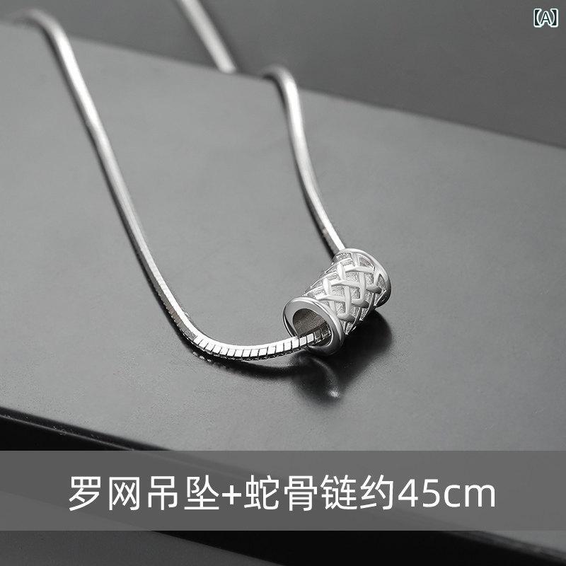 ネックレス メンズ ジュエリー シルバー メンズ ネックレス 鎖骨 チェーン ヒップ ホップ ボーイズ ぶら下がり ペンダント アクセサリー 彼氏への プレゼント。｜北摂軽太郎便
