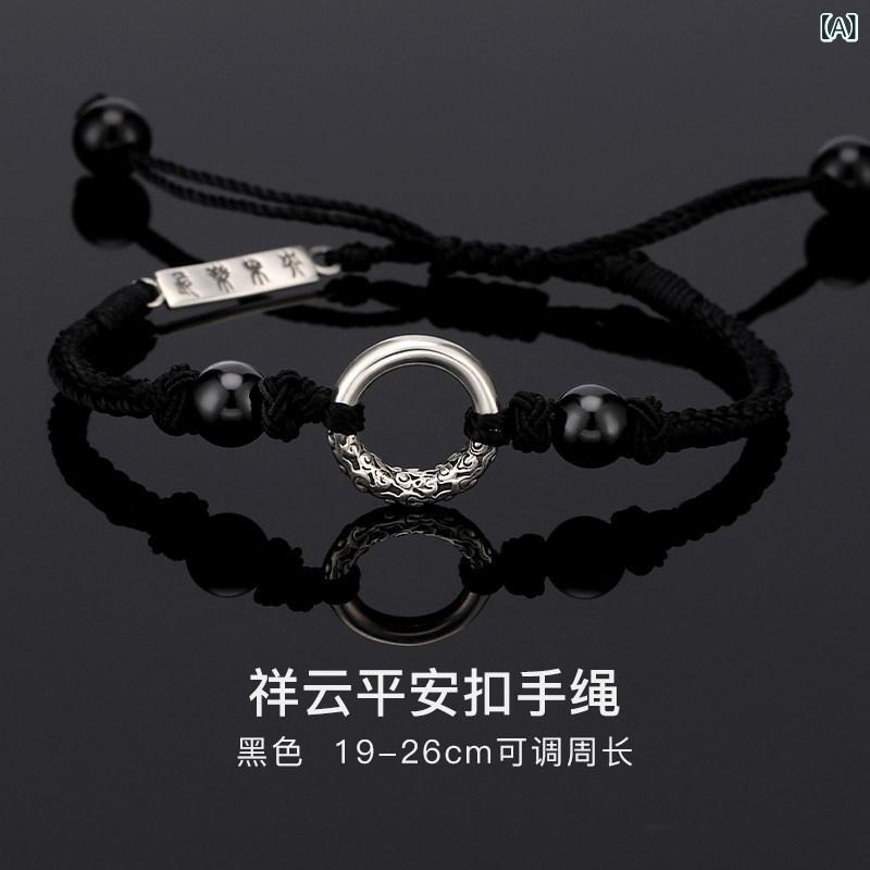 腕輪 宝飾品 ラグジュアリー 999 はやりっ児 輪っか しろがね色の 仕合わせ 天下太平 バックル メンズ 腕輪。 彼への 御前上等 差し上げ物。 編み込み