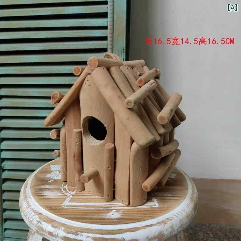お庭 かわいい 飾り ガーデニング アメリカン 屋外な 鳥の 巣 鳥 かご 流木 庭 中庭 家の レイアウト 森 幼稚園の 装飾