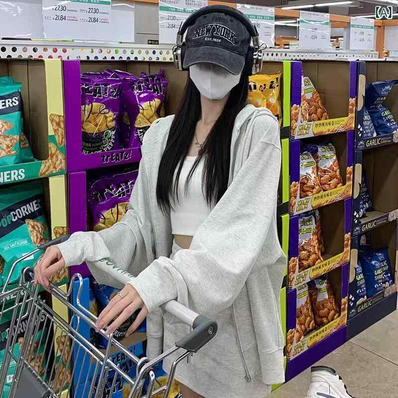 快適 涼しい パーカー 女性用 ゆったり フード付き ジッパー スウェットシャツ 2025夏 春秋 スタイル 日焼け防止 ジャケット カジュアル 春 トップス 7,359円