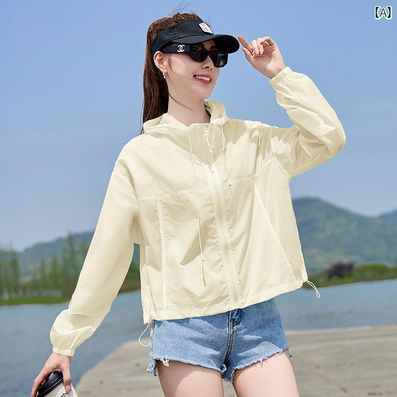アウトドア 御召しもの レディース 日焼押しとどめる 服 レディース 遊撃手 薄っぺら 上衣 2025 夏 表現スタイル 紫外線 押しとどめる 通気性 アウトドア ボンネット付き添い人