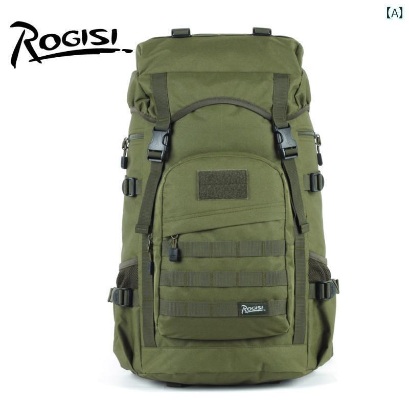 アウトドア リュック 便利 ROGISI Lu Jieshi 50 L アウトドア 旅行 登山 バッグ メンズ レディースの 防水 ショルダー ハイキング ボーディング バック パック BN 017