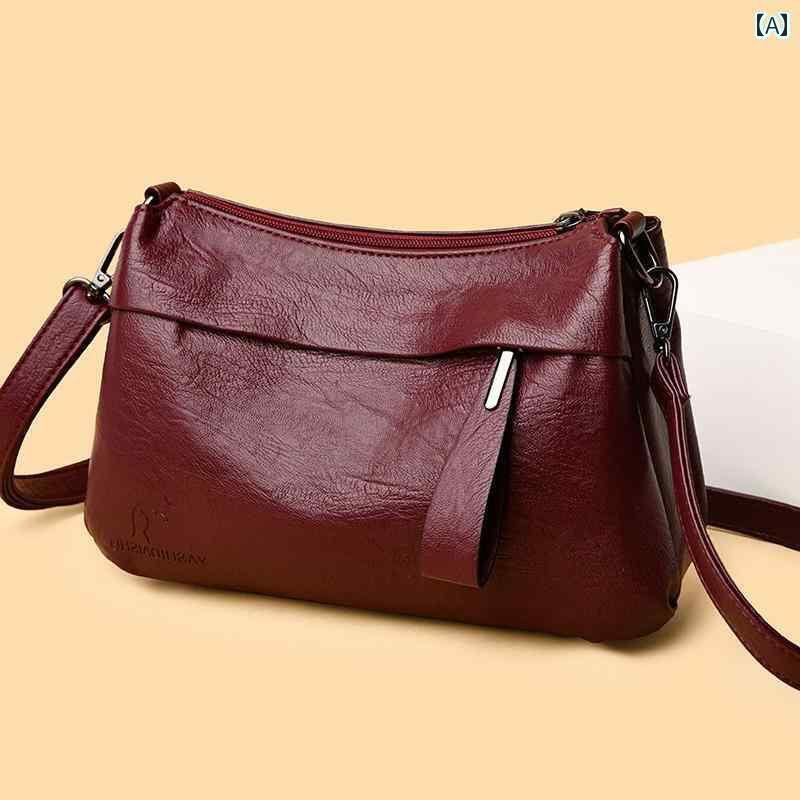 シック ショルダーバック 高見え 母の 日 ギフト お母さんへの 実用的な ソフト レザーバッグ 女性用 メッセンジャーバッグ バッグ 2025年 義理の 母用｜北摂軽太郎便