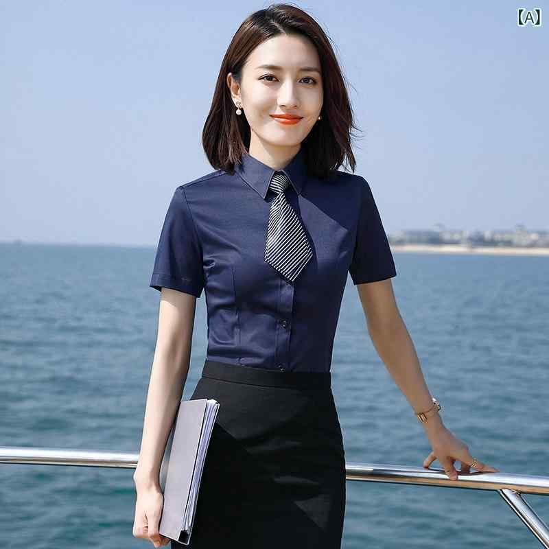 成人女性用 御役目服 商行為 労働者階級 背広 レディース 夏 半袖 プルオーバー 薄っぺら 商行為 御役目着 伸縮性 無償性 鉄 しわ 押しとどめる スコート