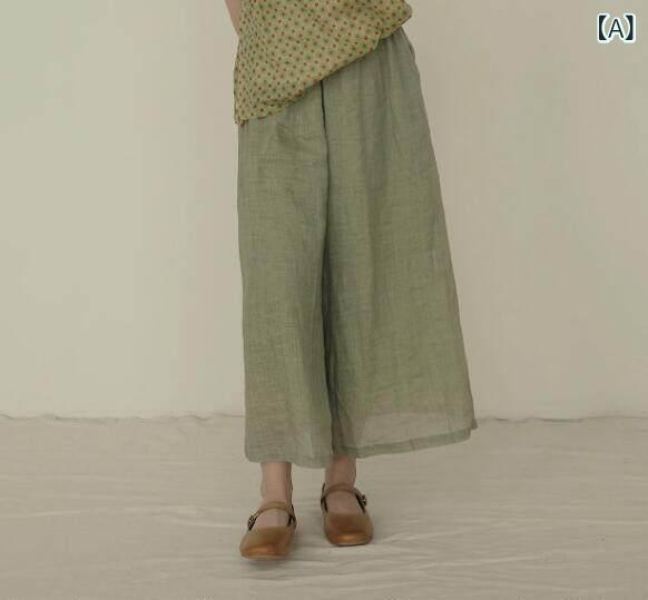 点点柄 水玉 トップ プルオーバー 美術的な 綿織物と リネンの 成人女性服 禅の 点点の 名取り草 付き添い人 カラムシ プルオーバー 凝った 瀬戸もの風 半袖 お茶 御召しもの トップス レディース 夏
