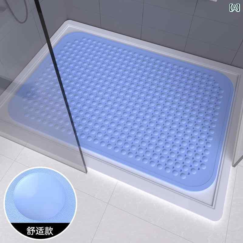 バスマット おしゃれ 浴室 環境に 優しい 浴室 滑り止め マット シャワー フロア バス 転倒 防止 足 家庭用 トイレ 防水
