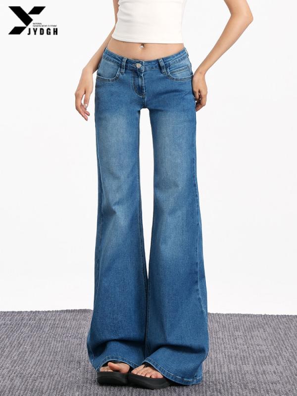 ローライズパンツ おしゃれ レディース アメリカン レトロ フレアジーンズ レディース 夏 2025 細身 ローウエスト ホット ガール スリム 小さめ ベルボトムパンツ