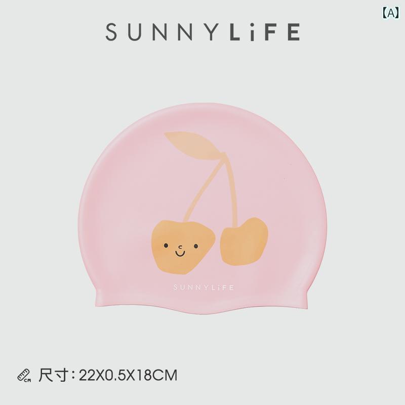 ちびっ子用 スイム 旗がしら Sunnylife ちびっ子用 ケイ素樹脂製 水泳ぎ ゴーグルと 旗がしら 書き割り お嬢さん用 旗がしらと お坊っちゃん用 雨合羽 物の具