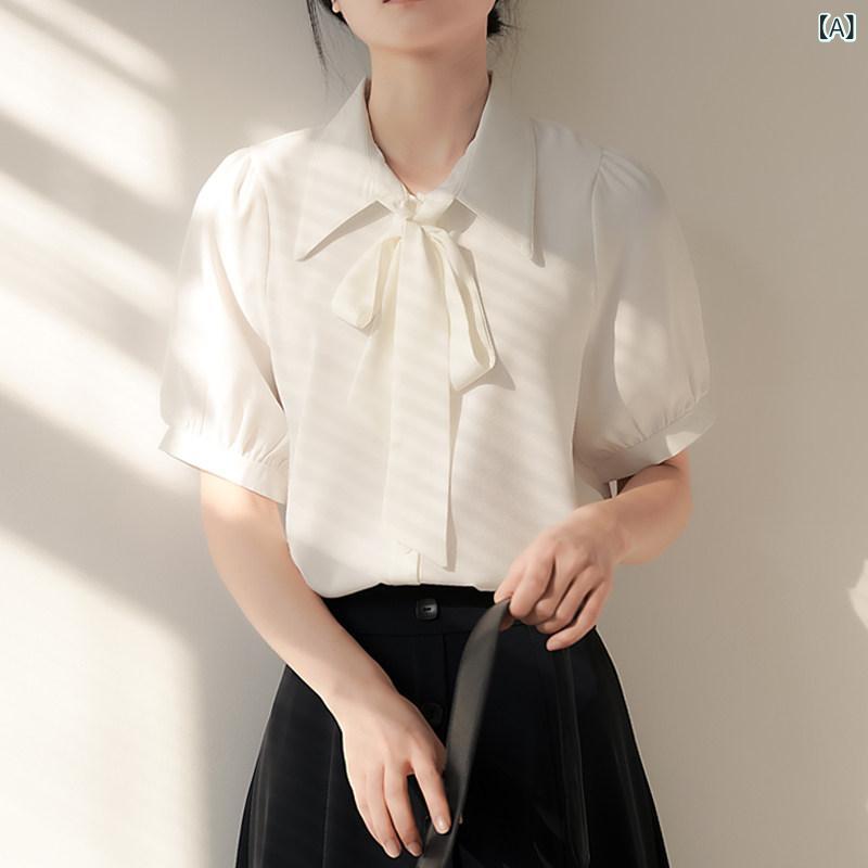 トップ プルオーバー 分かりやすい 夏 半袖 白 プルオーバー レディース 労働者階級 お召しもの シフォンプルオーバー 観念 トップス 公務 員 ルーラル地域 テスト作業 教材 面会