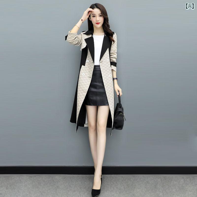 チェスター 厚地の外套 雅びやか ウィンドブレーカー レディース 服 秋服 秋 流行り物 姫御前 表現スタイル 並み並み ロング 連合王国 風 厚地の外套 上衣 亭主もち