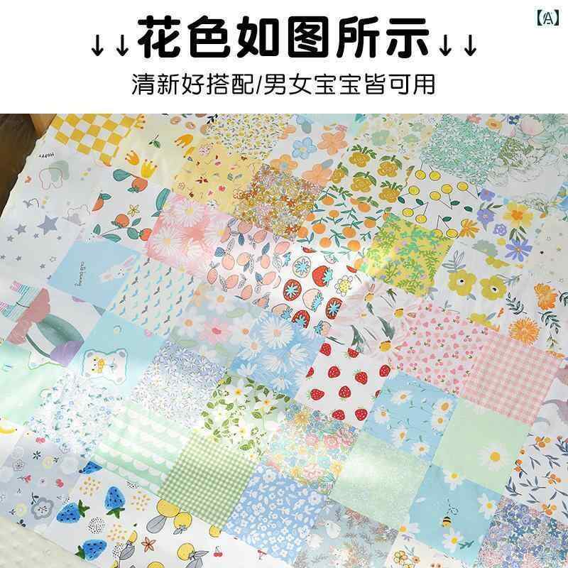 布 DIY 生地 材料 キルト 布 セット 100枚の ヘッド 繰り返しの ない 綿の 花柄 パッチワーク DIY ベビーキルト