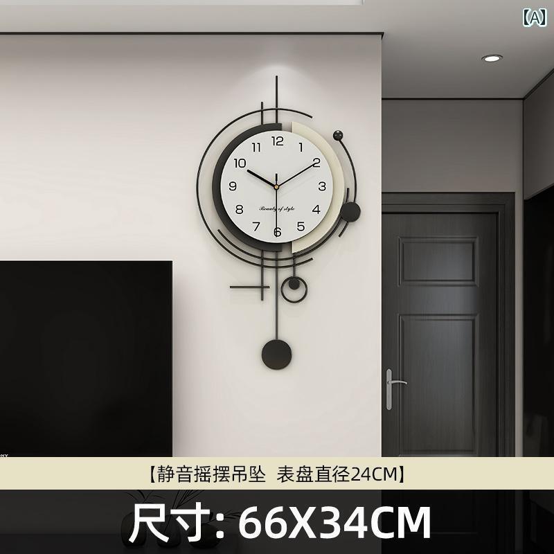 壁掛け 時計 インテリア 時計 壁掛け リビング ルーム 2025 モダン シンプル ファッション 雰囲気 ライト 高級 ネット