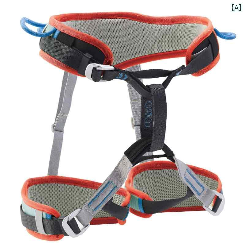 ハーネス ロッククライミング 登山 GVIEW / Qiyun H 145 安全 ベルトは 子供と 大人 登山 ロッククライミング 洞窟 探検 キャニオニング 救助 活動に CE 認証を 取得 しています。