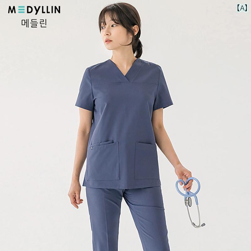 制服 エステ 事務服 韓国 亭主もち用 室内用便器 服 切開手術 着 速乾 白衣の天使 背広 大層らしい 櫂 口 診療所 御医者さん エステ赤ちょうちん リラックス・マッサージ用品-ダイエット・健康-エステユニフォーム
