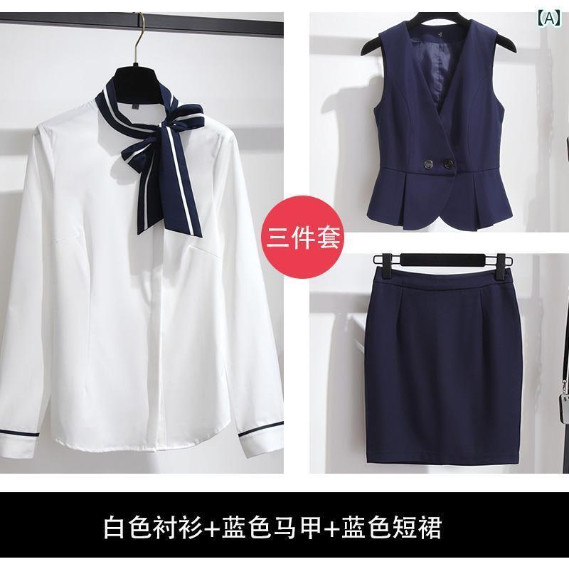 ユニフォーム エステ 事務服 スチュワーデスの 制服 スカートな ホテル フロント デスク 美容師 宝石 店 作業着 女性 春秋 プロ スーツ｜北摂軽太郎便