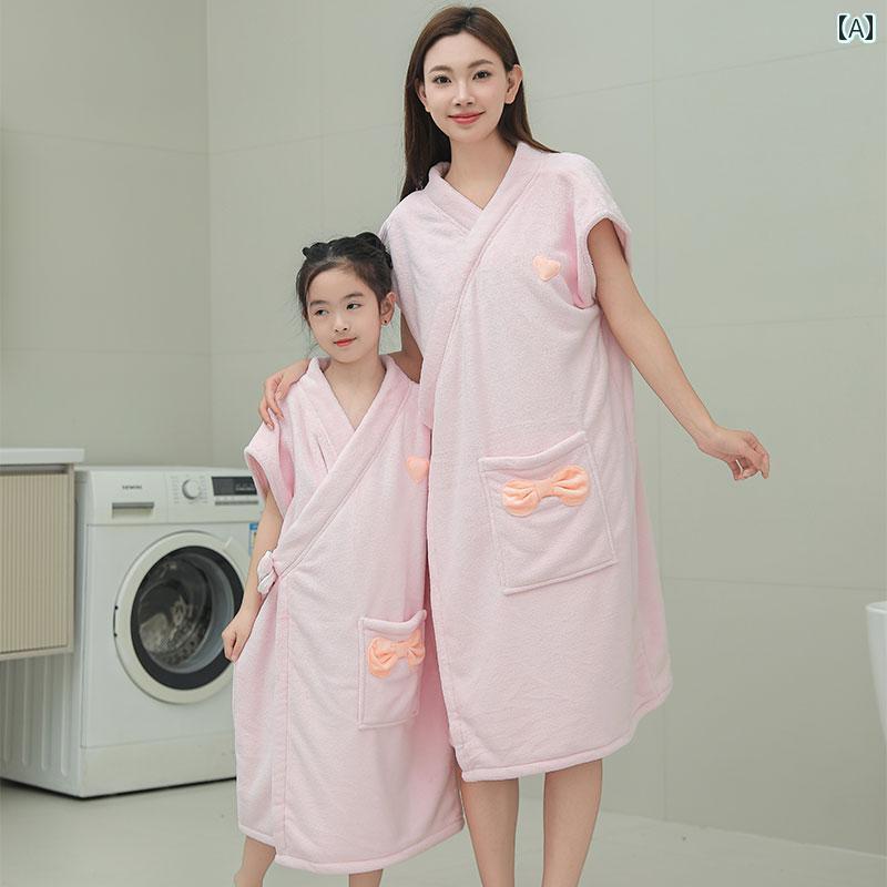 愛くるしい キッズ用 バスローブ お嬢さん 成年者 ちびっ子が 住み処で 着付ける できる バスローブ 二階建てバス 西洋手ぬぐい 綿よりも 吸い入れる性が 高さ ちびっ子用 スコート
