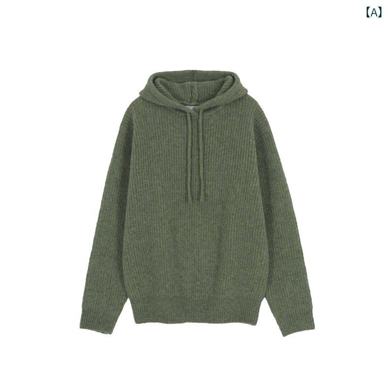 メンズ ティーシャツ パーカー メンズ 烏兎 韓国 ティーシャツ スウェーター 分かりやすい ハイエンド ゆったり 生あたたかい ボンネット付き添い人 ホンブルグ帽 グルー チ 上衣