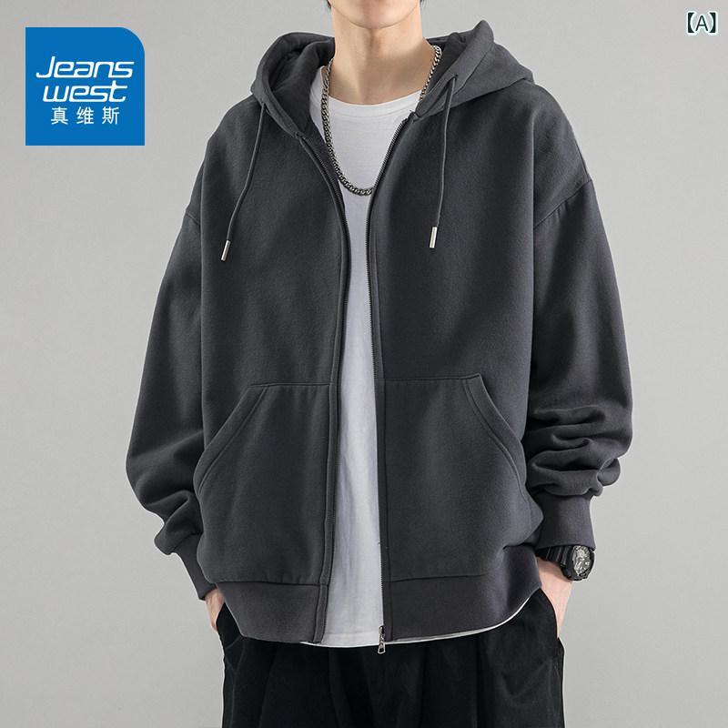 烏兎 パーカー メンズ Jeanswest 春の 流行り物 ボンネット付き添い人 トレーナー メンズ アメリカン  上衣 長袖 ゆったり 心地好い トップス