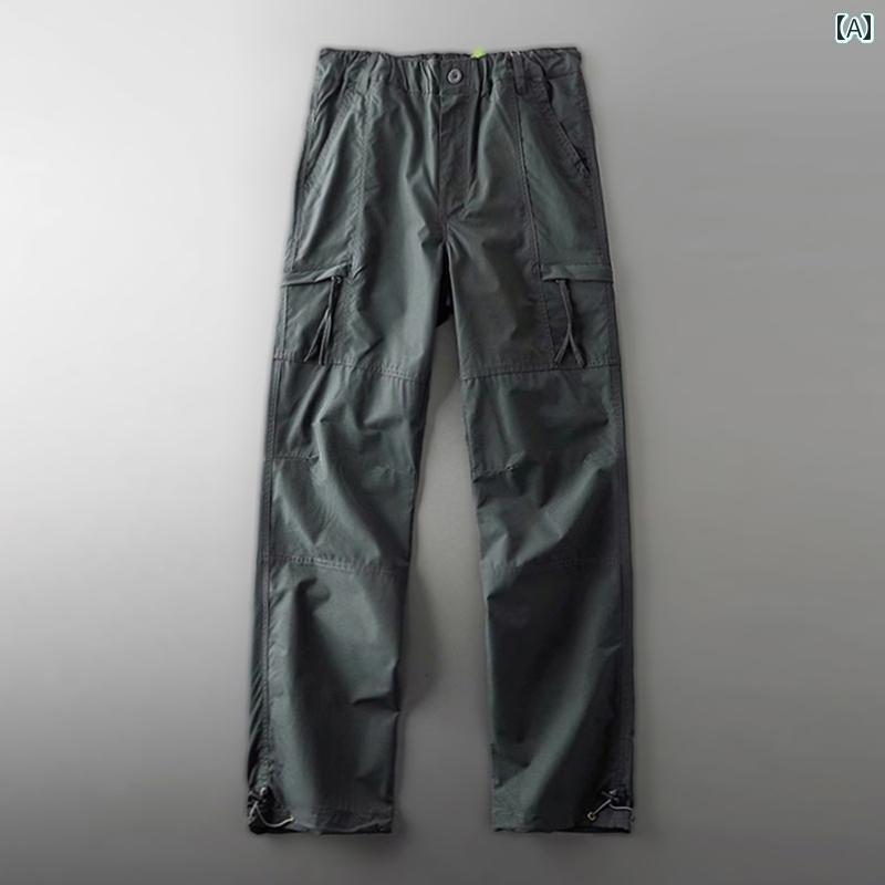 登山 ズボン メンズ メンズ アウトドア 防風 パンツ 機能 メンズパンツ 防水 オーバー オール ズボン ストレート ハイキング