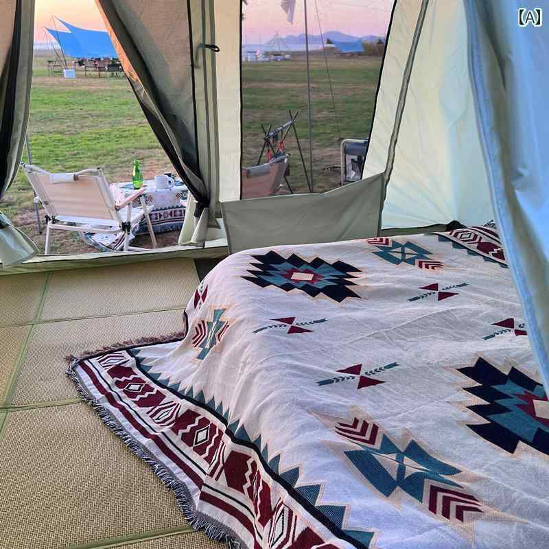 ブランケット おしゃれな スタイル ラグジュアリー ブランケット キャンプ 三 亜 RV B＆ B ホテル ソファ テント 装飾 ベッド