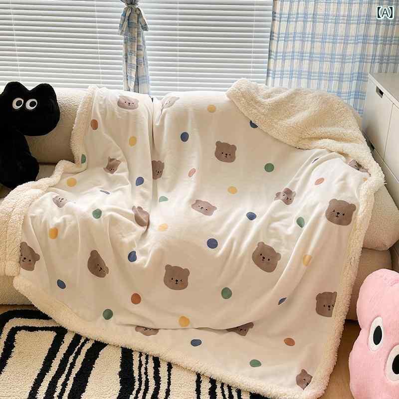 ブランケット おしゃれな スタイル コーラル フリー スラム フリースブランケット 夏用 厚手 オフィス用お 昼寝用 ブランケット 子供用 小さい キルト ソファベッド用