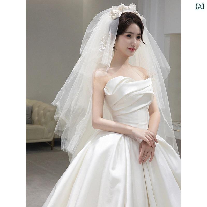 婚礼の儀 お召しもの  繻子 メインの 婚礼の儀お召しもの 花嫁御寮 2024 ともし火 ガーゼ 一肩先 オン ザラン 姫御前 熱電子管 とっ始め 分かりやすい プチ 出で立つ ウェディングドレス-レディースファッション
