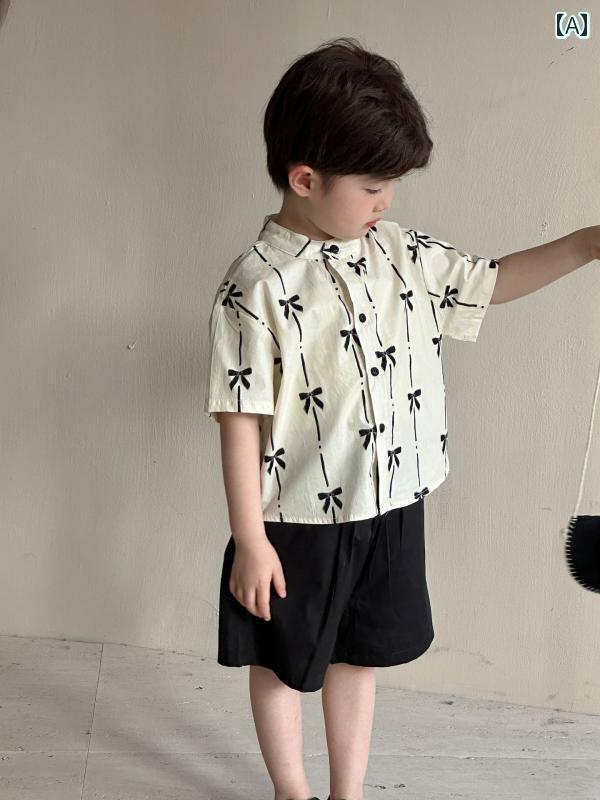 子供服 スカート カジュアル 男の子と 女の子 夏の チャイナ風 半袖 スーツ 兄弟 姉妹の 衣装 おしゃれな 双子の ベビー ドレス