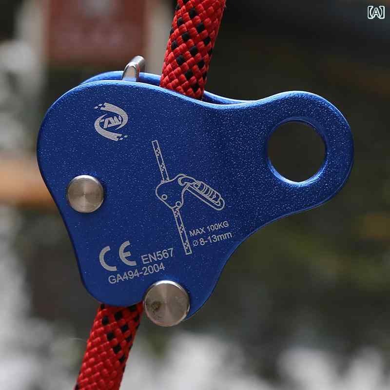 登山 ロッククライミング 安全 グッズ 高所用 ロープ 落下 防止 装置 可動 式 セルフ ロック グラバー モバイル 下降 低速 屋外用 ロッククライミング