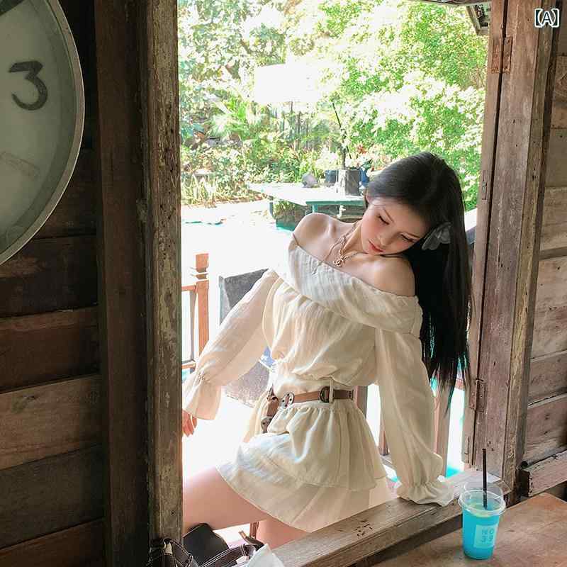 ズボン吊り スコート ズボン吊り スコート Onelady ボヘミアン 壱肩部 お召しもの レディース 2025 春夏 酉の方角 長袖 ティアードスカート