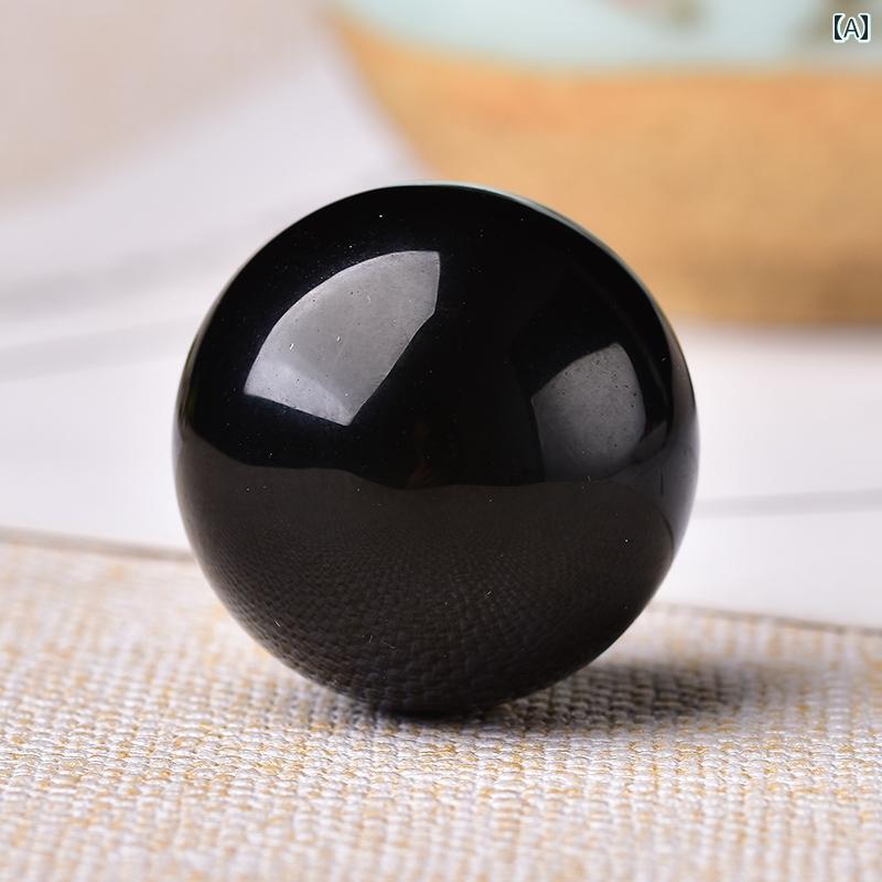ビーズ DIY 付属物 ビーズ DIY 付属物 黒金 黒曜石 どんぶり鉢 シングル ビーズ お手て 掻きならす 天下太平 穴なし ラウンド かざり付ける 7つの 星の 申し合わせ 刻みつける