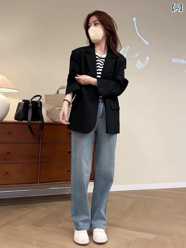 背広 上衣 レディース 成人女性用 黒いこと スモール 背広 上衣 2025年 早烏兎 韓国 表どおり 表現スタイル 小さめ 大きさ 飛び切り 心地好い