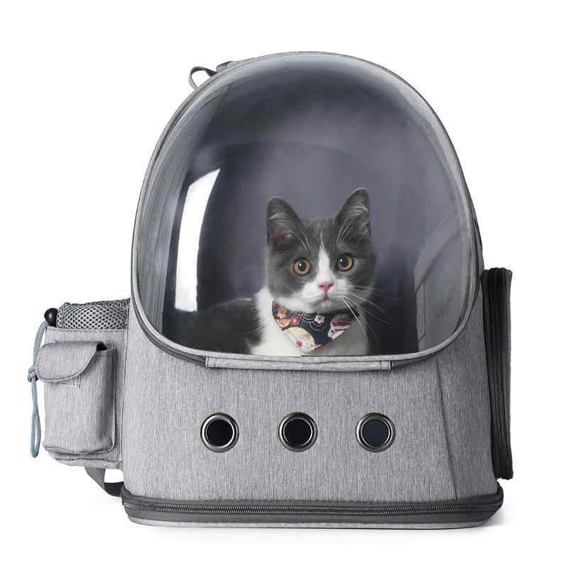 旅行用 ペットバッグ 猫用 バッグ ポータブル 宇宙 カプセル ブラウン ペット 犬用 バック パック スーツ ケース オール シーズン 対応 日焼け防止 スクール