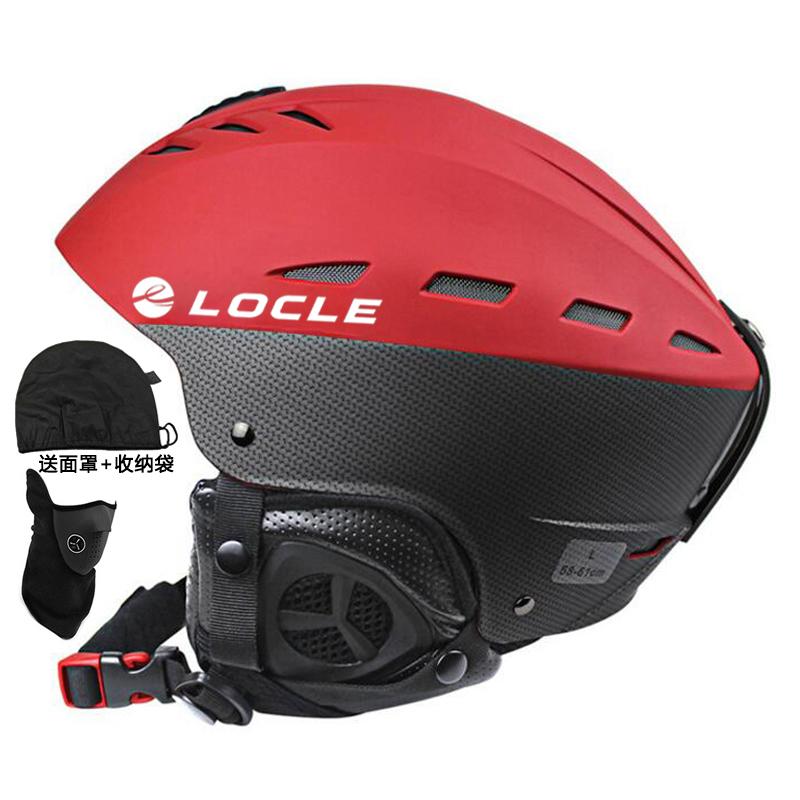 スキーヘルメット LOCLE 大人用 スキー ヘルメット プロ 仕様 子供用 スノーボード ダブル ボード 用具 保護 ギア 暖かい スノー セット