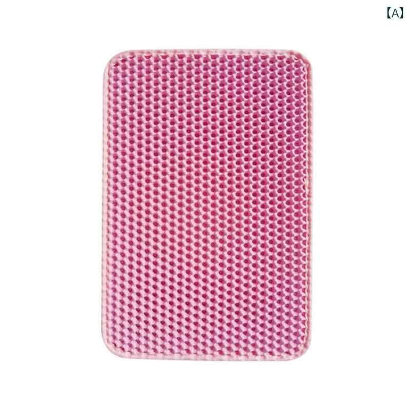 猫用 引っ敷き 飛び散り押しとどめる EVA原料品 雨合羽 二重社会システム 砂手抜かりかばい立て 通気性 くり抜き 愛玩動物用 室内用便器パッド 水漉し役立つこと 室内用 軽さ 耐久性